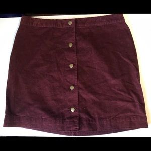Old Navy Maroon Skirt